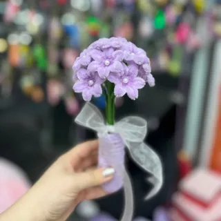 دسته گل شکوفه پیپ پاک کنی