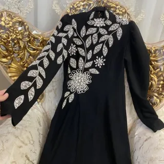 لباس مجلسی مروارید دوزی