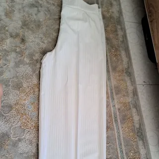 شلوار سفید ریزشی