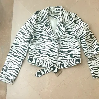کت چرم گورخری