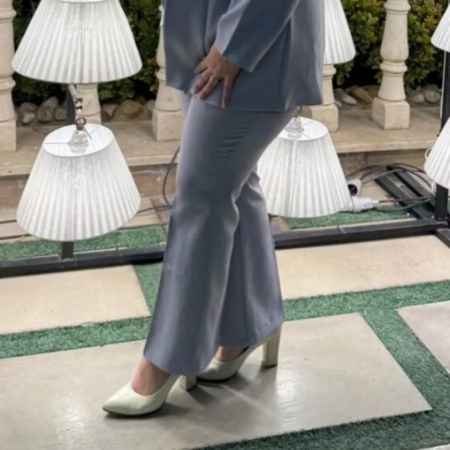 شلوار دمپا گشاد پارچه ای