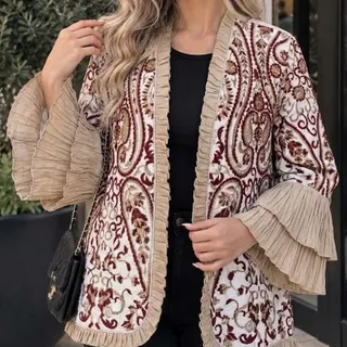 مانتو مزونی سوزن دوزی