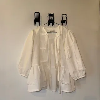 کت عروسکی مزونی سفید