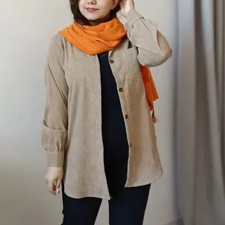 شومیز مخمل کبریتی