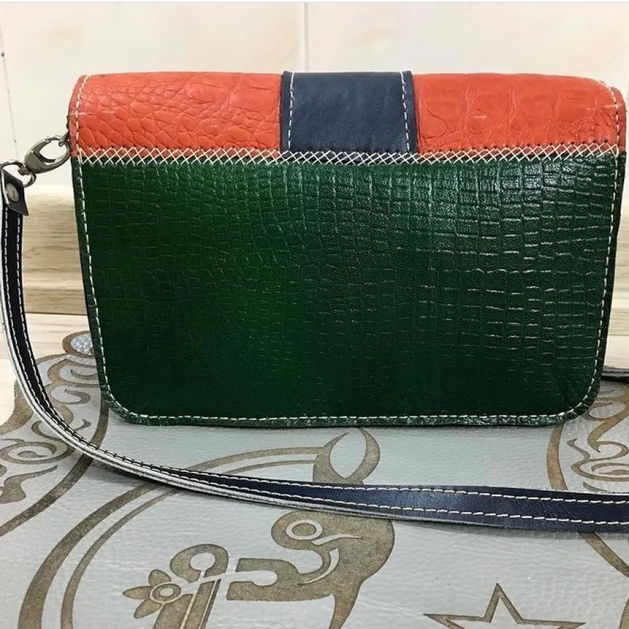 کیف چرم طبیعی دست دوز