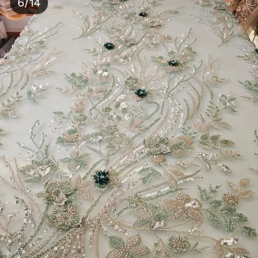 پارچه مجلسی پنل دوزی شده