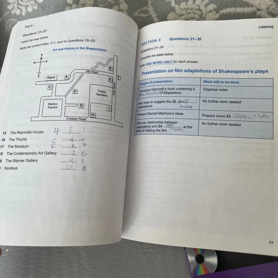 تست آیلتس آکادمیک