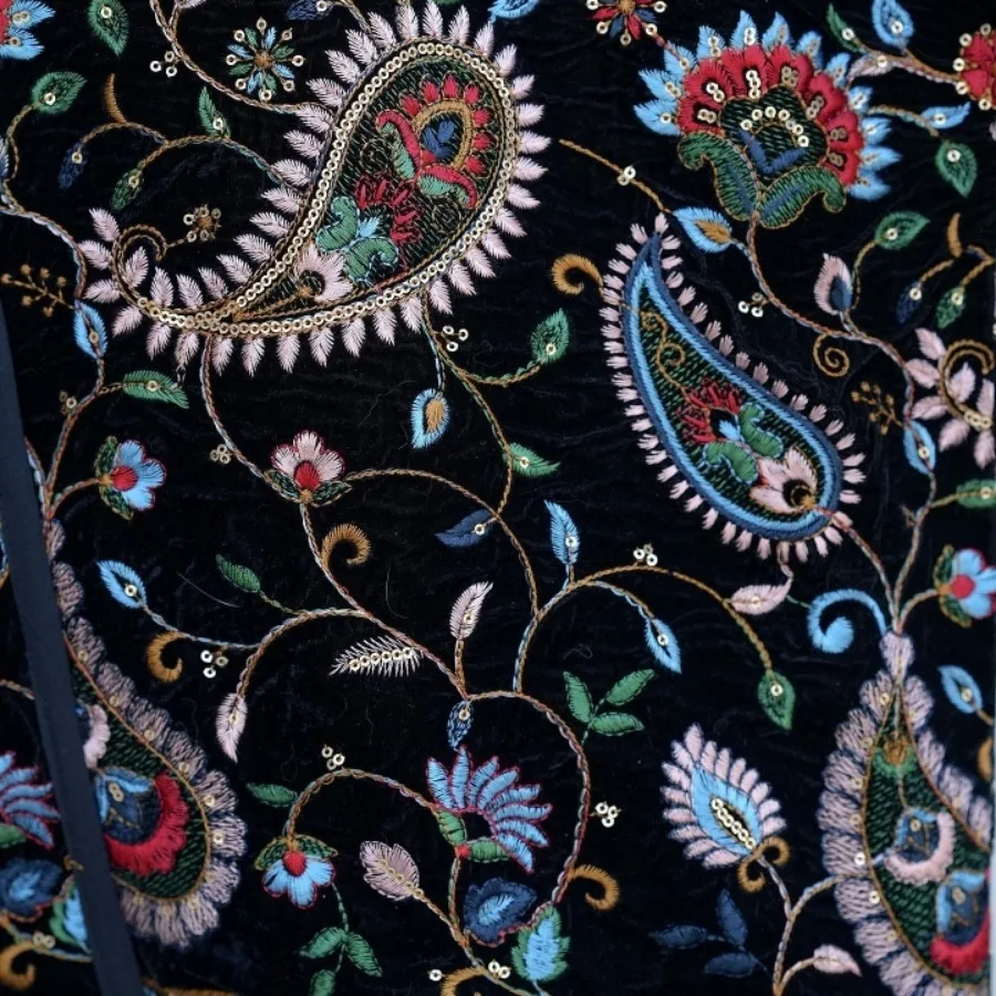 کت مخمل سوزندوزی