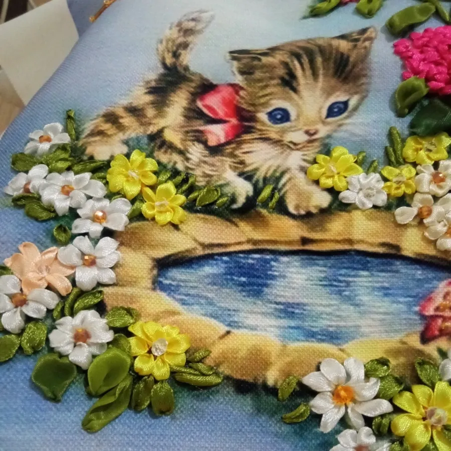 تابلو ربان دوزی شده بدون