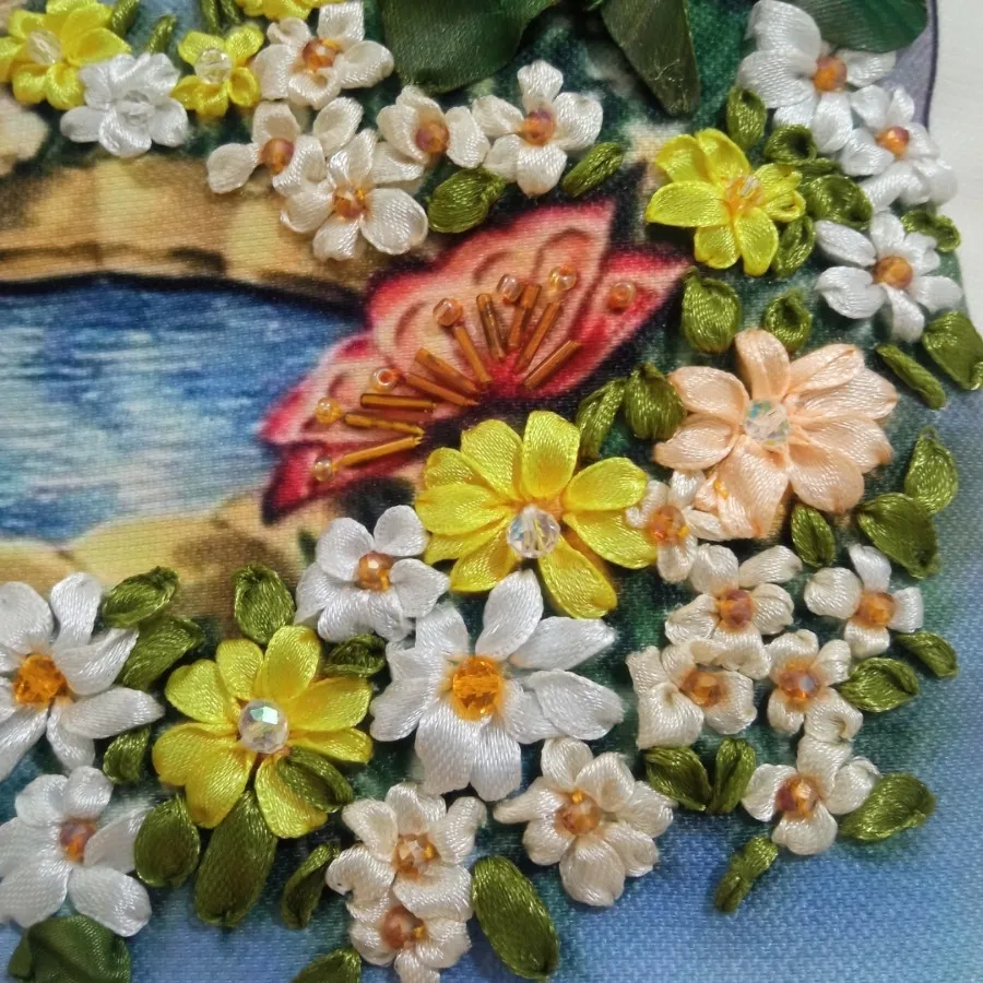 تابلو ربان دوزی شده بدون