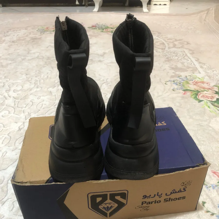 بوت کاپشنی زیپ دار