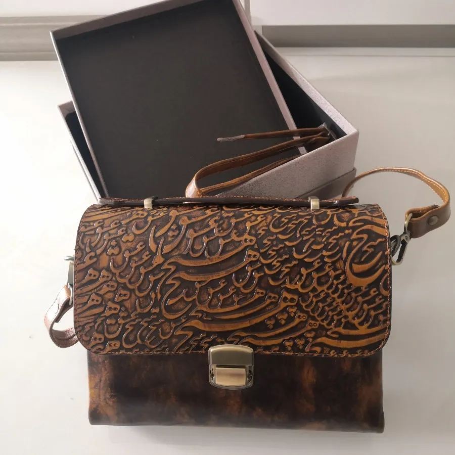 کیف دوشی چرم طبیعی