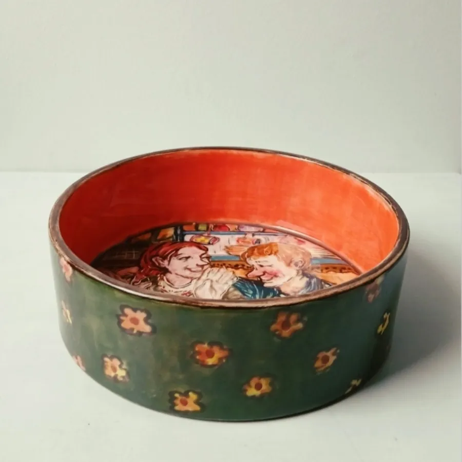 ظرف سرامیکی دستساز