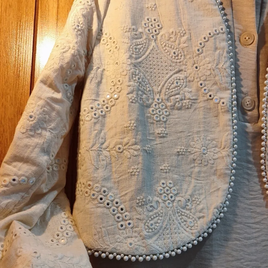 سارافون و کت آیینه کاری
