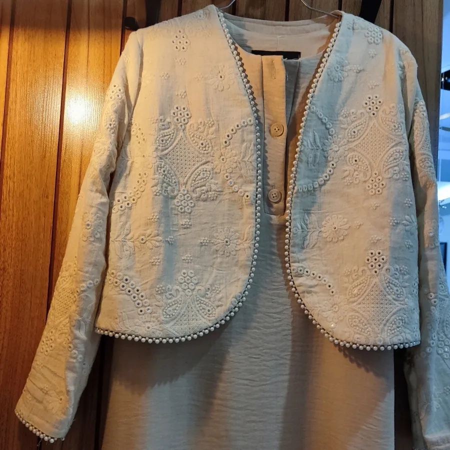 سارافون و کت آیینه کاری