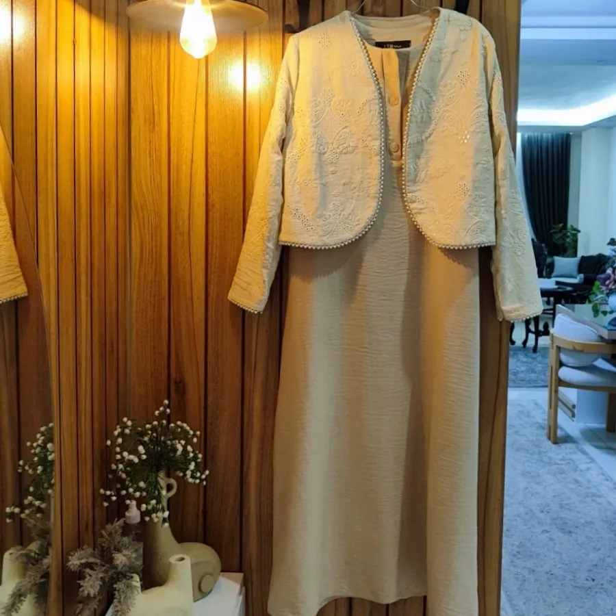 سارافون و کت آیینه کاری