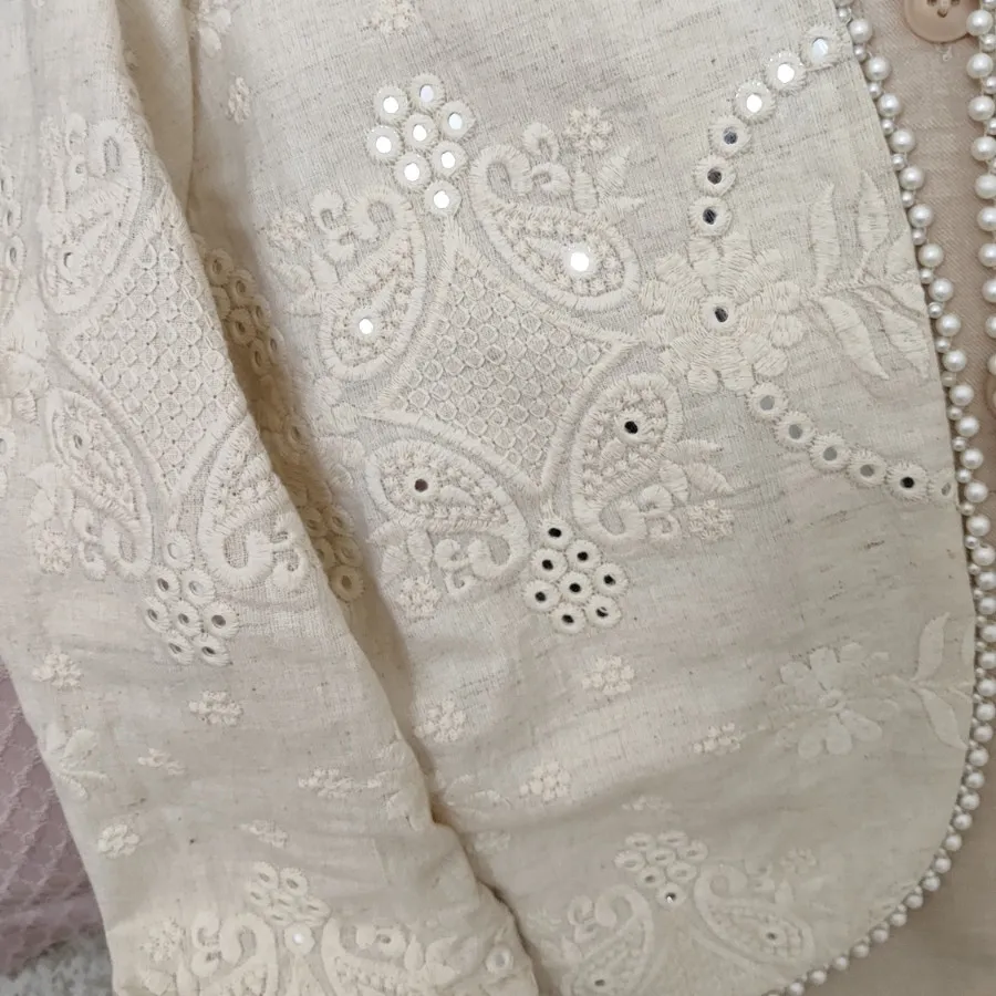 سارافون و کت آیینه کاری