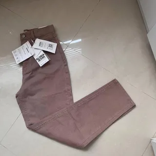شلوار جین بژ خاکی نسکافه