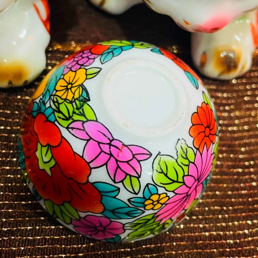 کاسه گل مرغی قدیمی