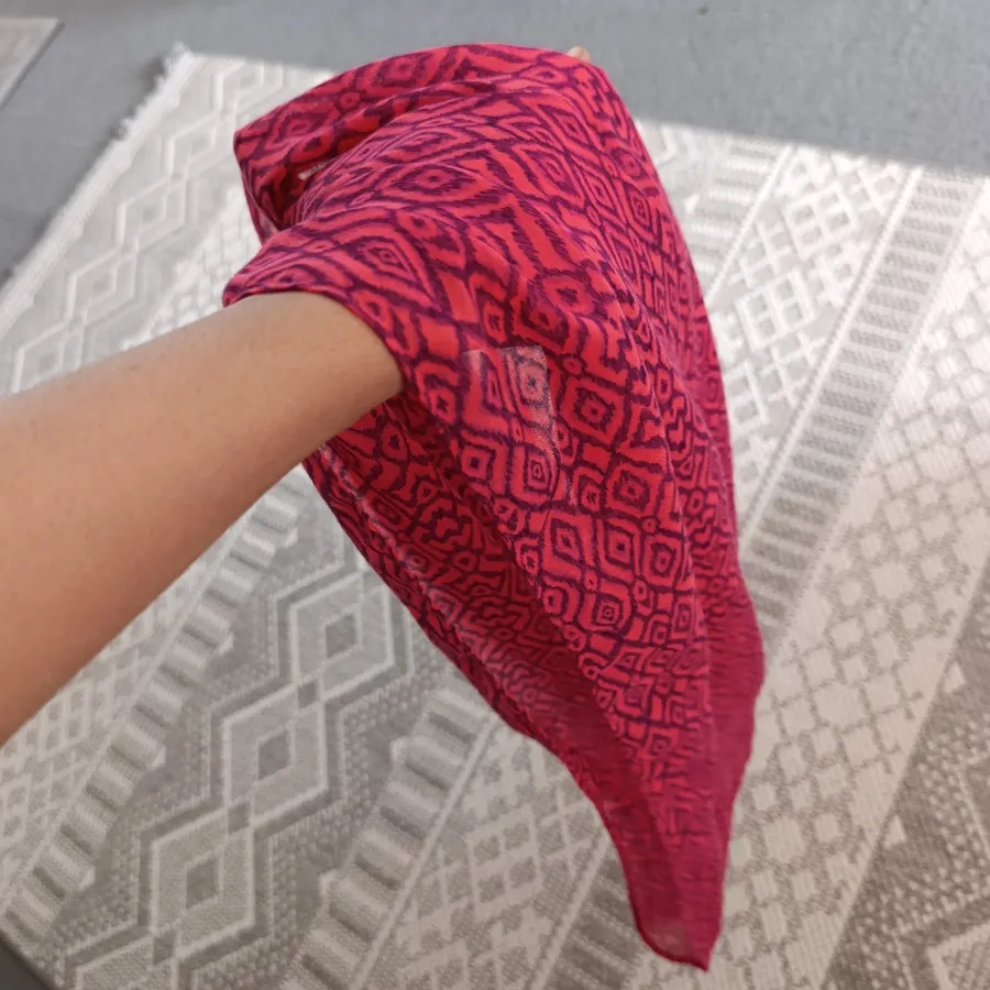 شال نخی رینگی سرخابی برند
