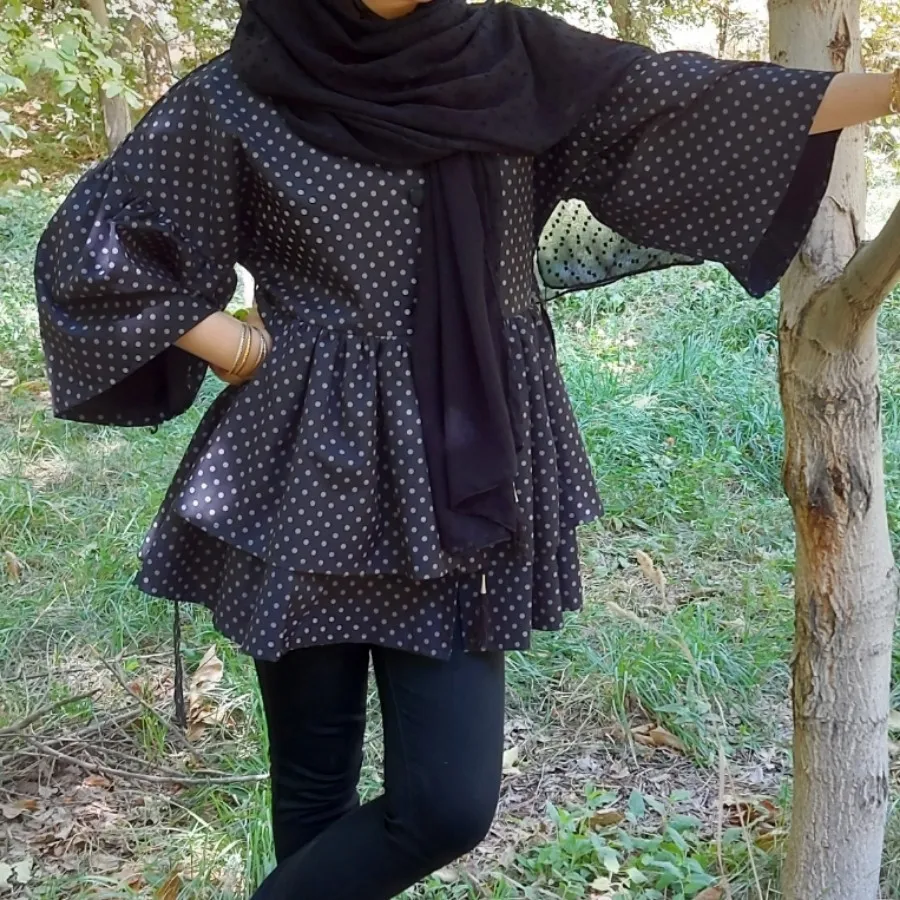 مانتو پیراهن عروسکی