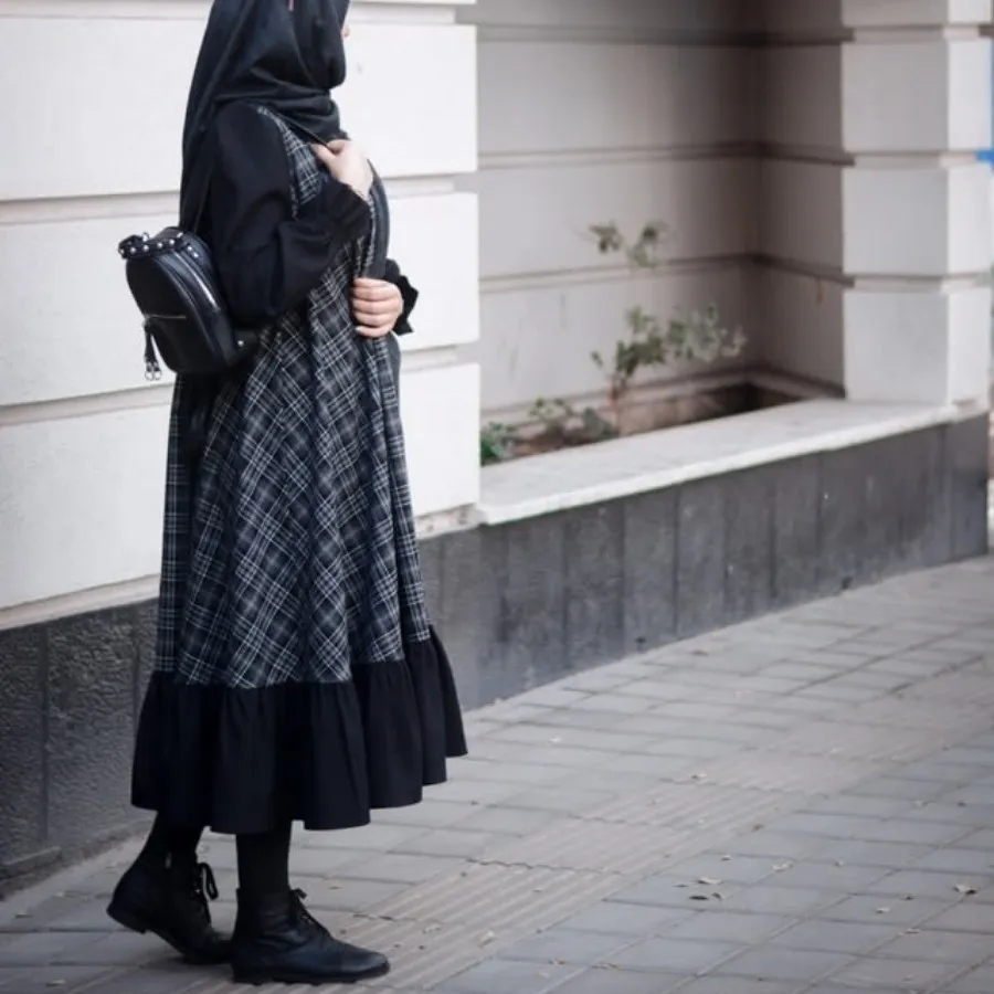 مانتو چهارخونه سایز 44ـ46
