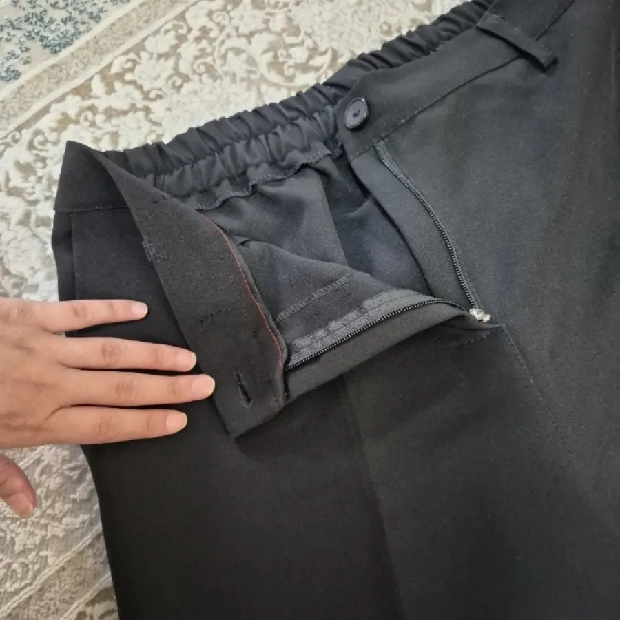 شلوار بگ پارچه ای