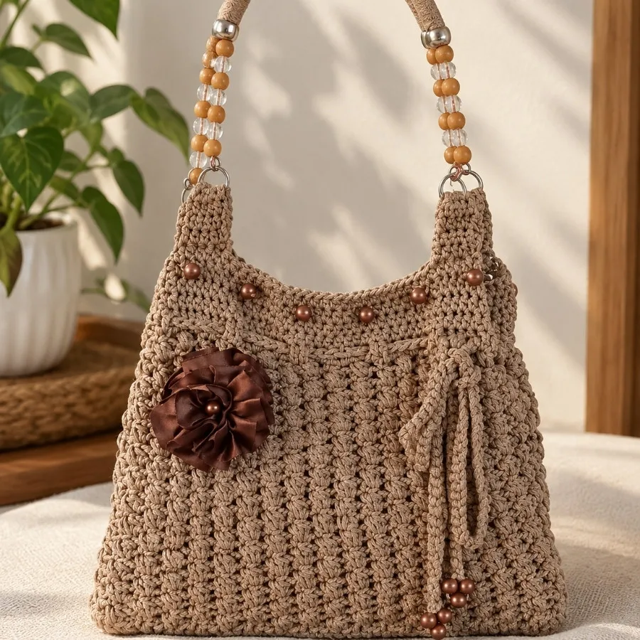 کیف مکرومه بافی