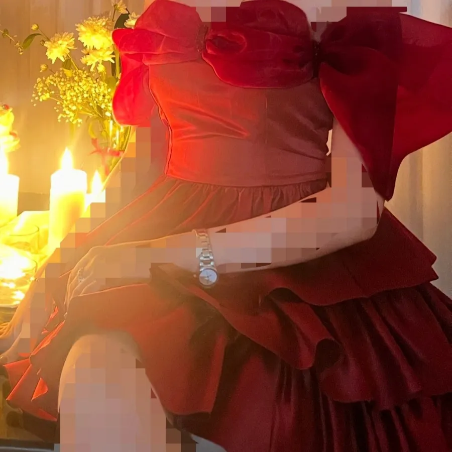 لباس مجلسی دکلته دخترانه