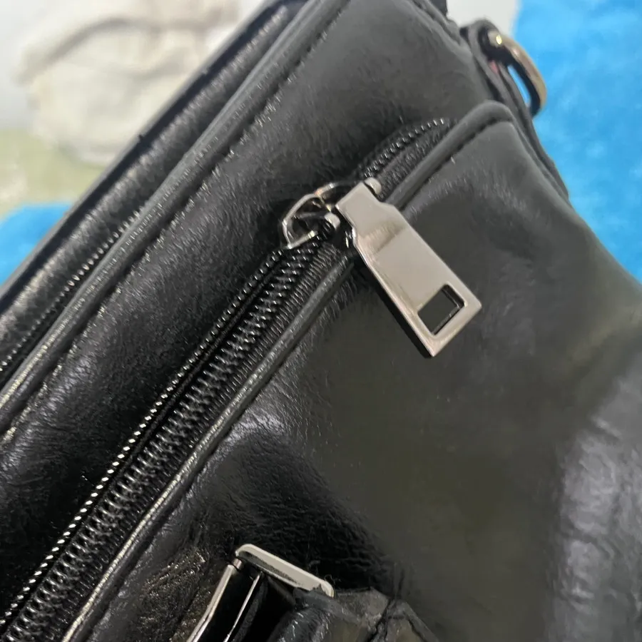 کیف چرم مشکی اداری
