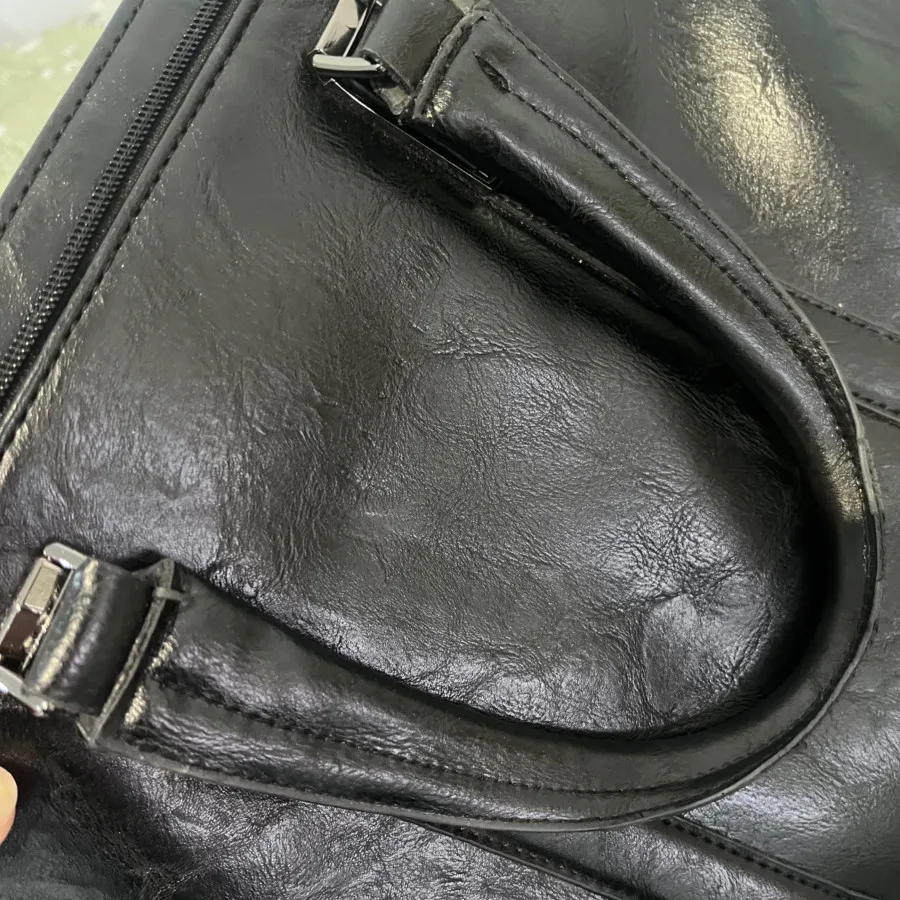 کیف چرم مشکی اداری