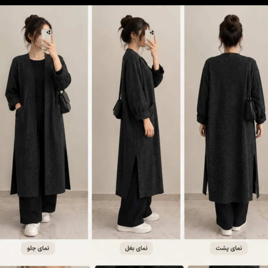 مانتو پاییزه دخترانه نو