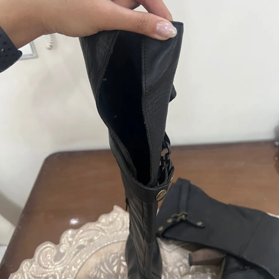بوت بلند چرم