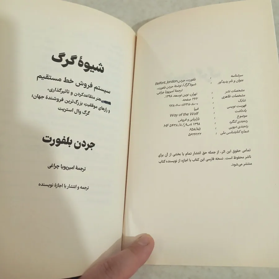 کتاب شیوه گرگ وال استریت