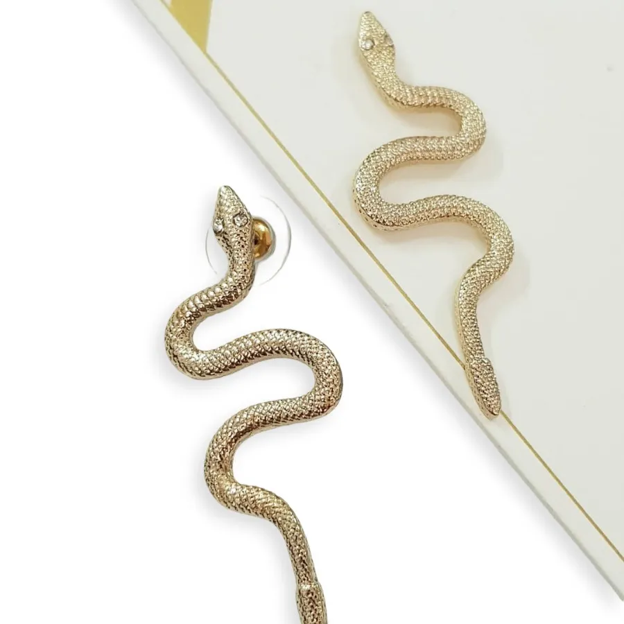 گوشواره آبکاری طلا ماری