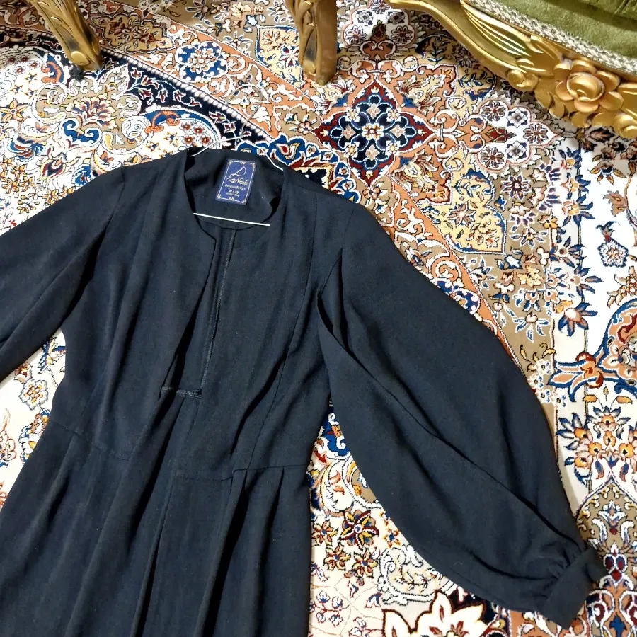 مانتو مشکی بلند