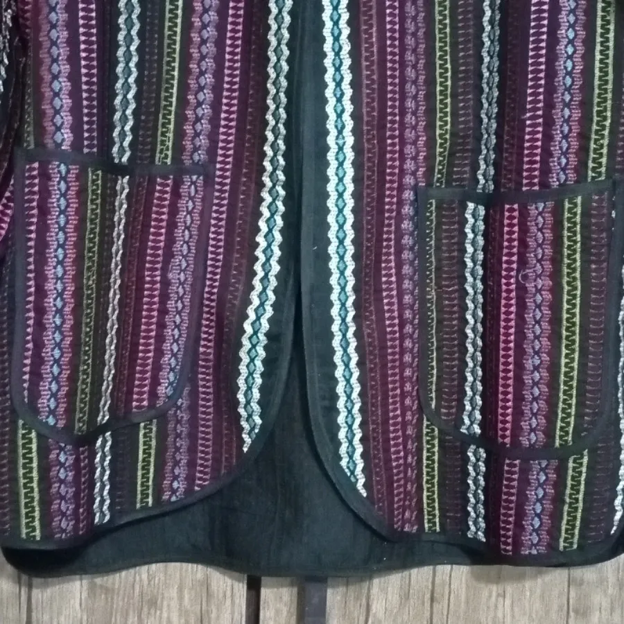 کت لینن سوزن دوز هندی