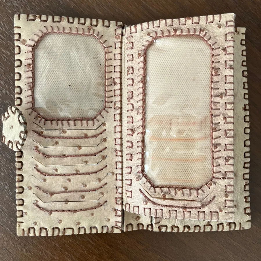 کیف پول چرم دستدوز