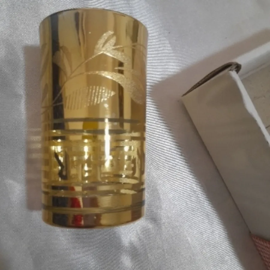 2 دست لیوان خارجی طلایی