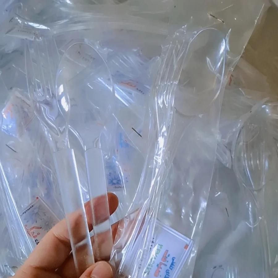 500 عدد قاشق چنگال با نمک