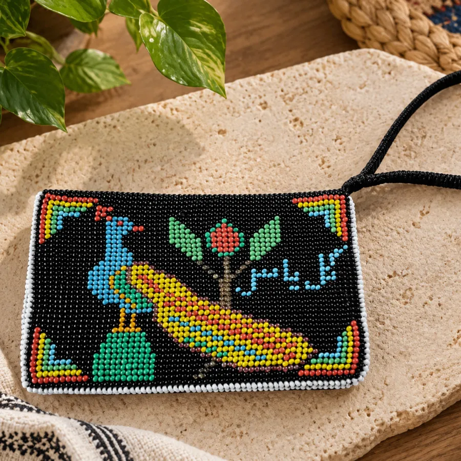 کیف سکه منجوق دوزی آنتیک