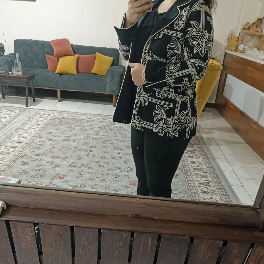 کت و شلوار خامه دوزی