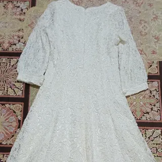پیراهن مجلسی گیپور شیری