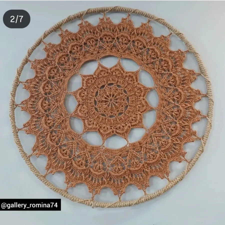 دیوارکوب مکرومه