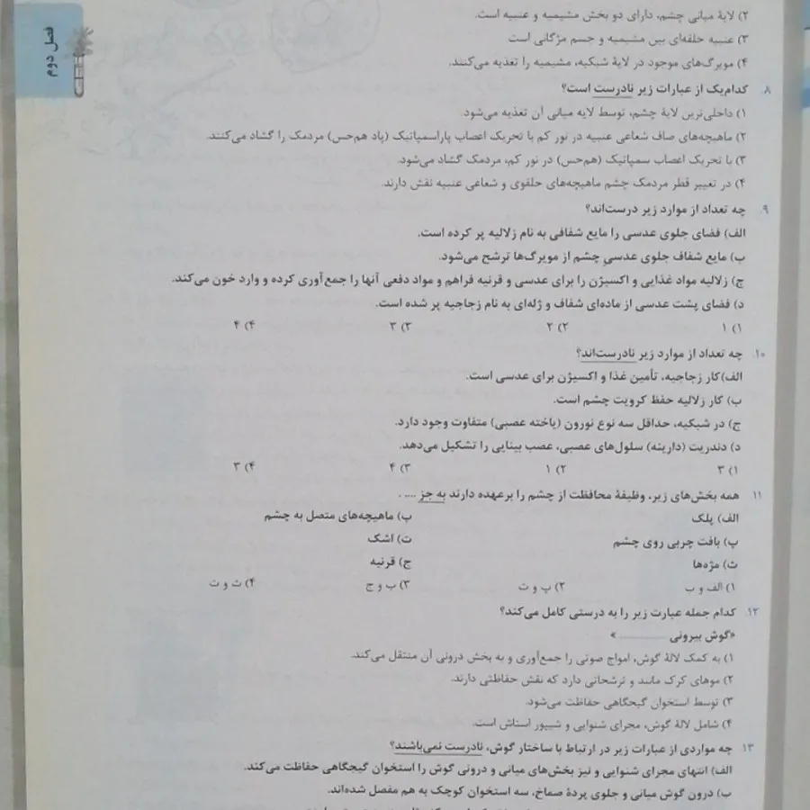 زیست شناسی یازدهم تخته سی