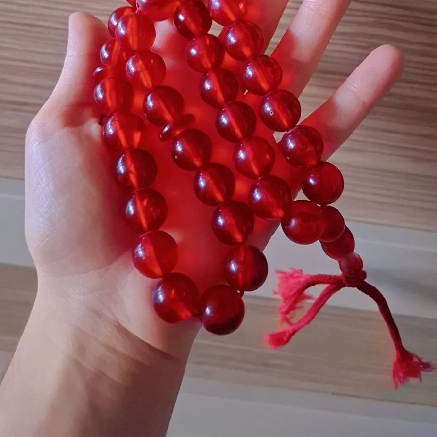 تسبیح کهربای دانه پادشاهی