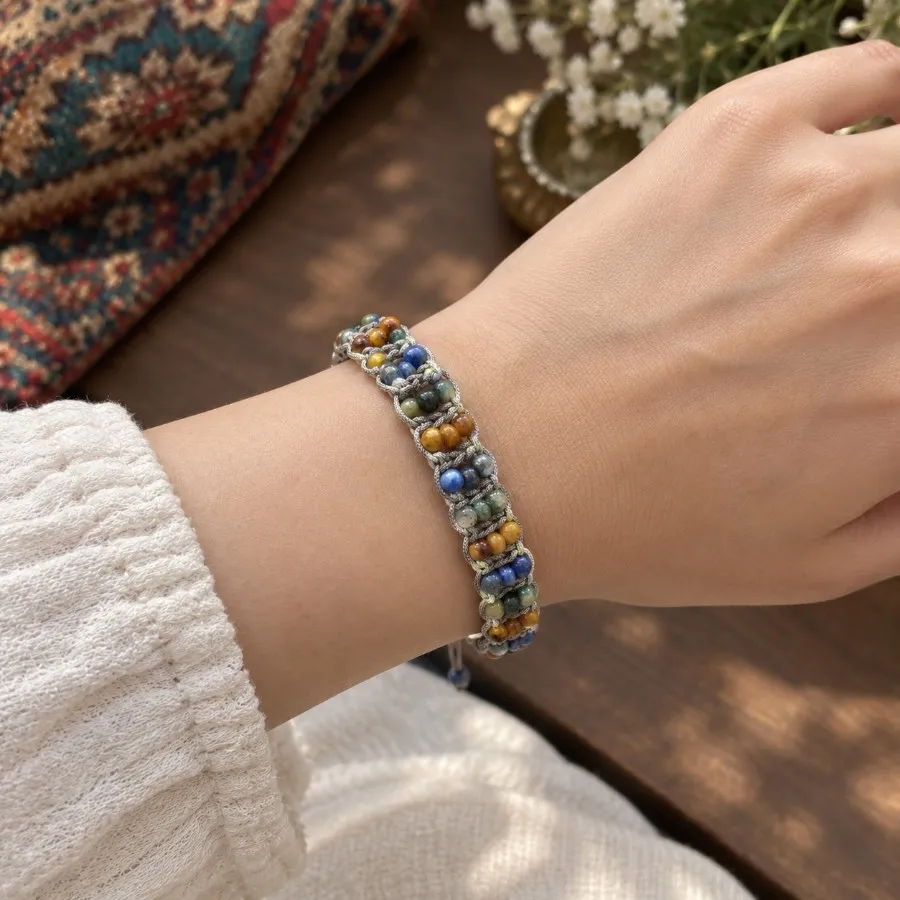 دستبند سنگ طبیعی
