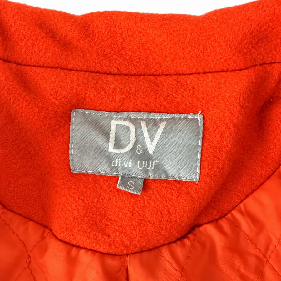 پالتو زنانه نارنجی D&V