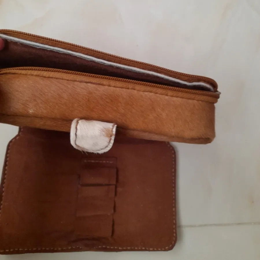 ست کیف چرم طبیعی دستدوز