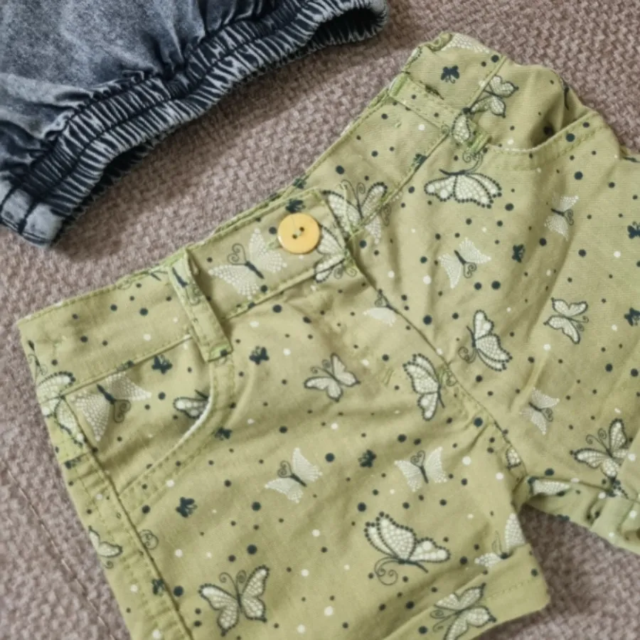 تاپ و شورتک جین
